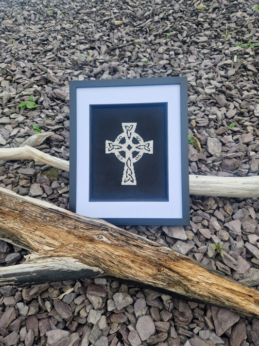 Celtic Cross with Trinity Knot