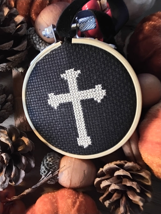 Cross Hanging Frame Decoration