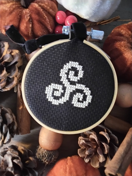 Triskele Hanging Frame Decoration