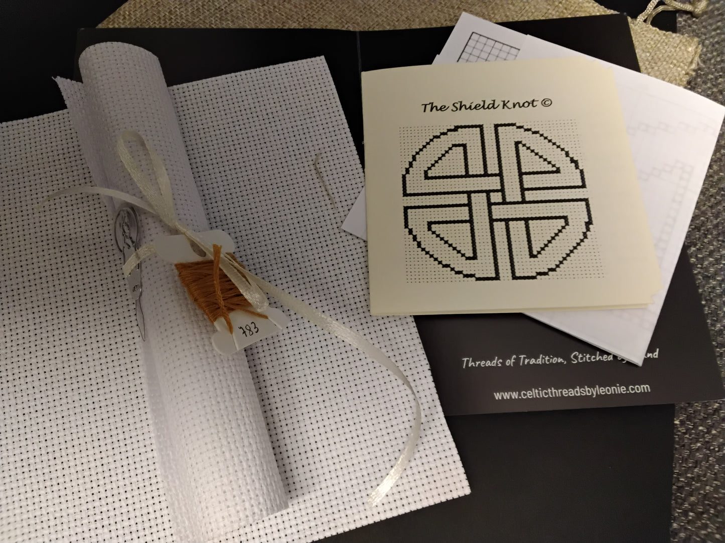 Celtic Cross Stitch Kit - Shield Knot