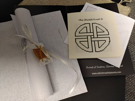 Celtic Cross Stitch Kit - Shield Knot