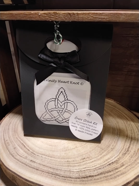 Celtic Cross Stitch Kit -Trinity Heart
