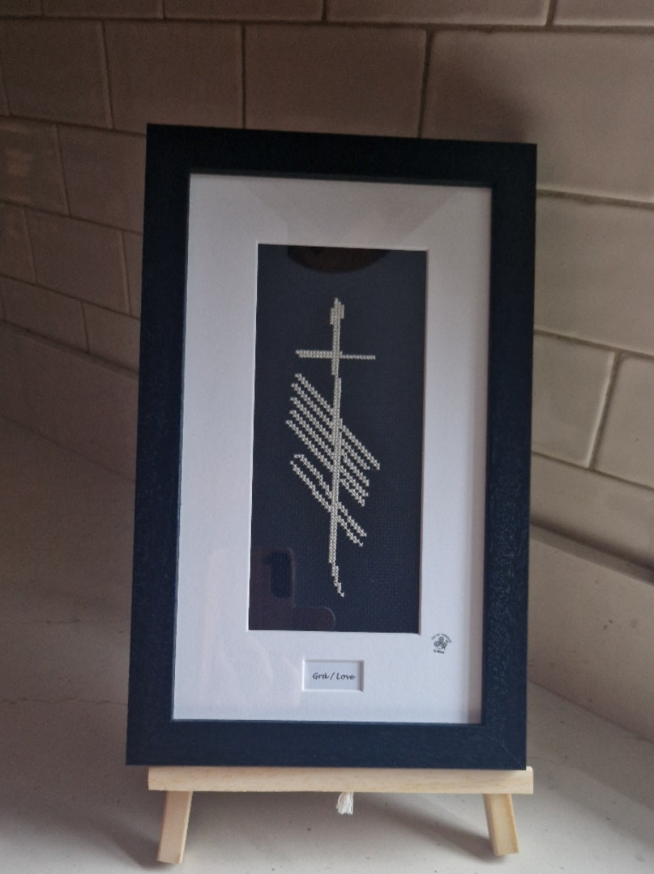 Grá / Love in Ogham