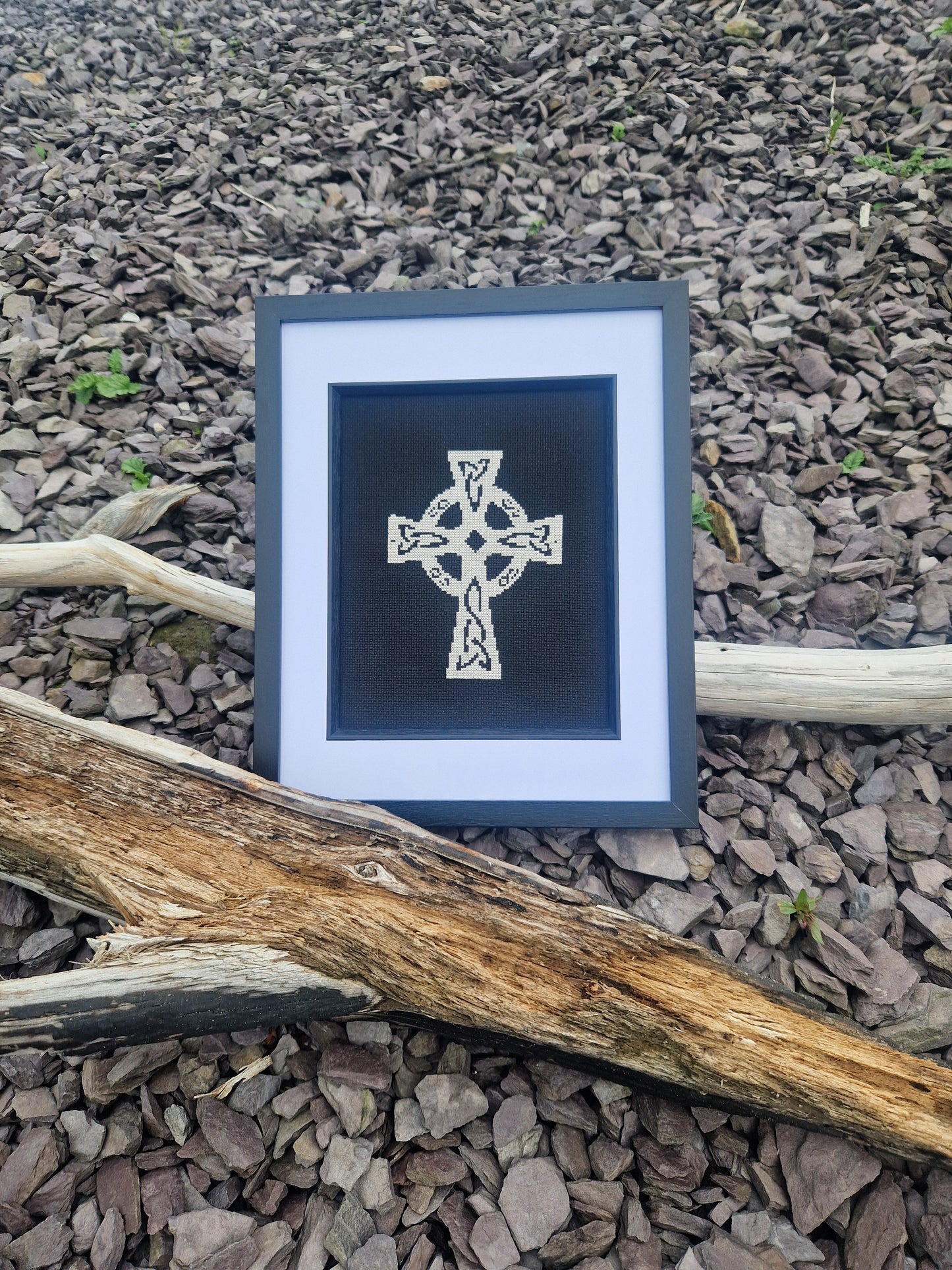 Celtic Cross with Trinity Knot
